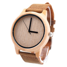 Nuevo reloj de moda de madera del movimiento del Japón de la protección del medio ambiente Bg453